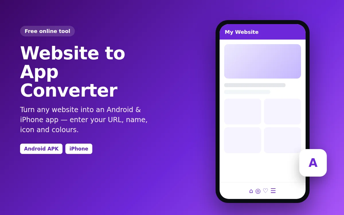 Website to App Converter