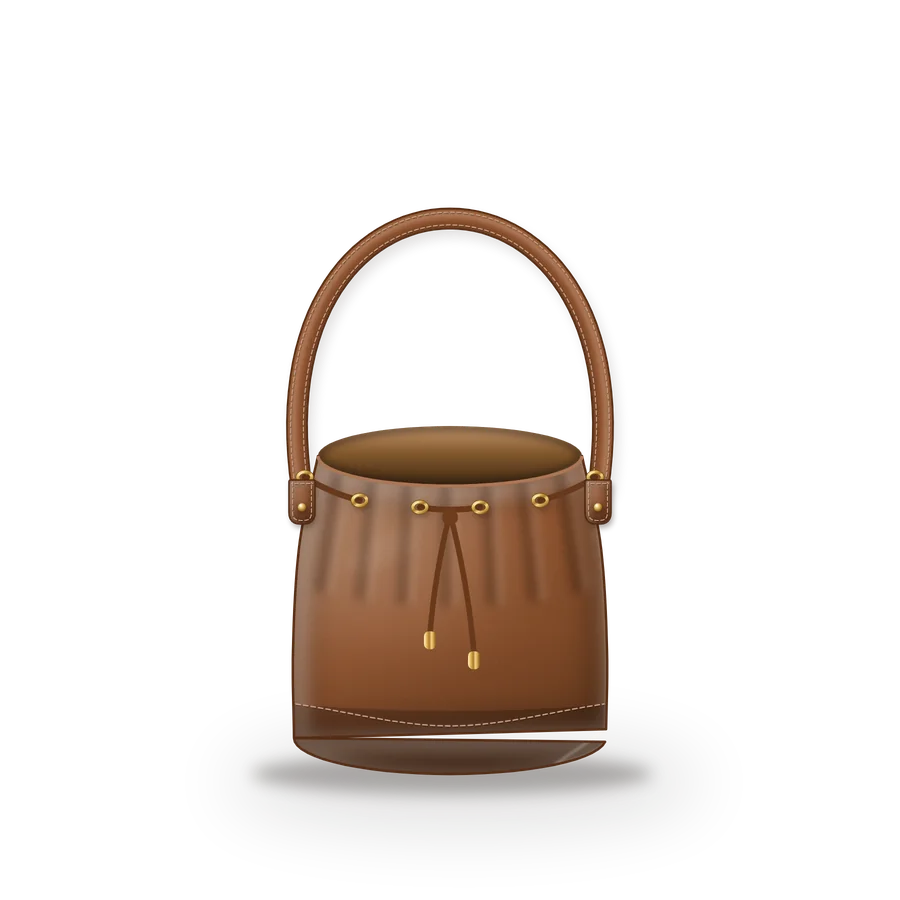 Drawstring Bucket Bag