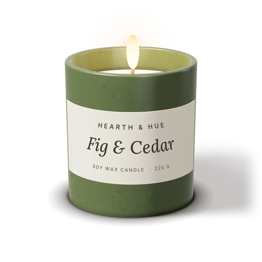 Fig & Cedar Soy Candle