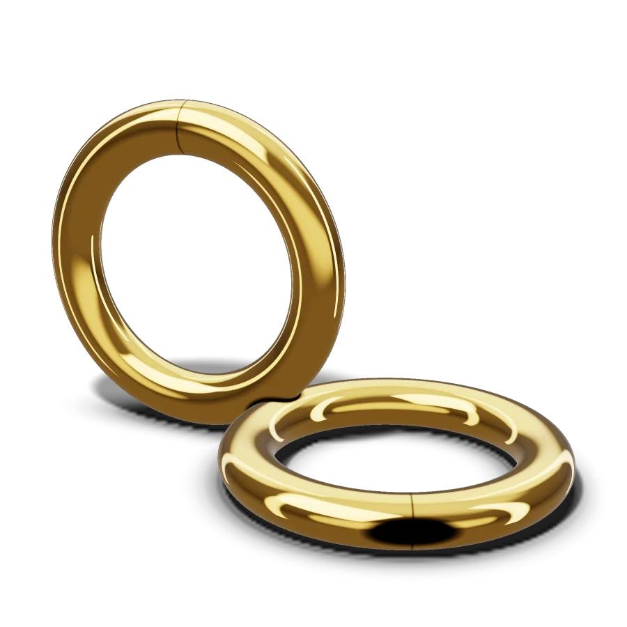 Gold-Plated Chunky Hoops