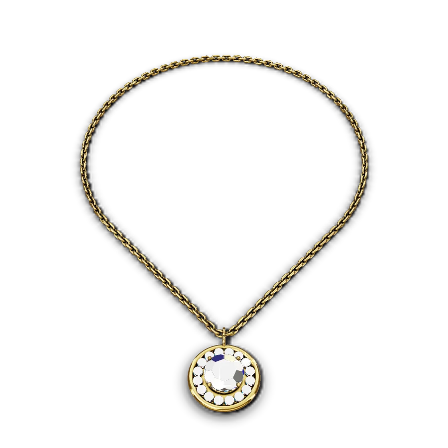 Zircon Halo Pendant
