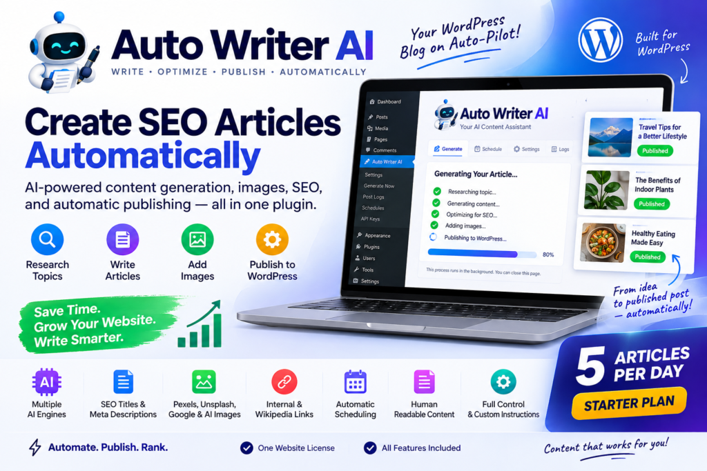 Auto Writer AI – 7 Day Free Trial